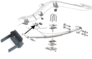 Rear Leaf Spring Clamp