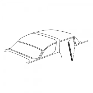 Windshield Post To Door Seal