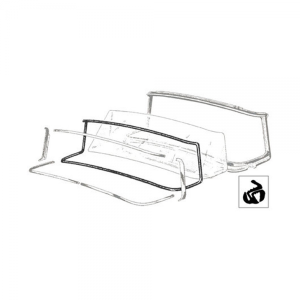 Windshield Seal - With Groove For Trim