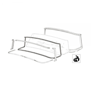 Windshield Seal - With Groove For Trim
