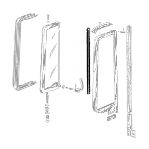 Back Edge Of Vent Window Seal