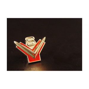 Glove Box "V8" Door Emblem