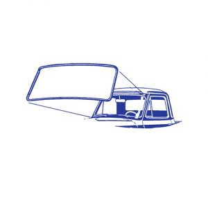Windshield Seal - NO Groove for Chrome