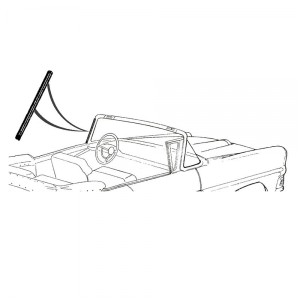 Windshield Post To Door Seal