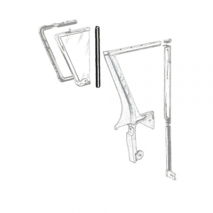 Back Edge of Vent Window Seal