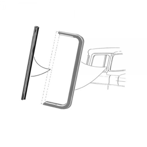 Back Edge of Vent Window Seal