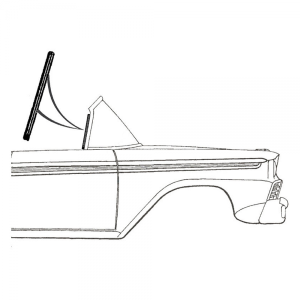 Windshield Post To Door Seal