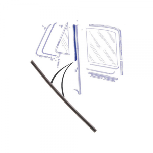 Back Edge of Vent Window Seal