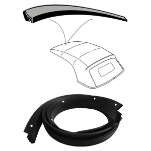 Convertible Top Header / Bow Seal