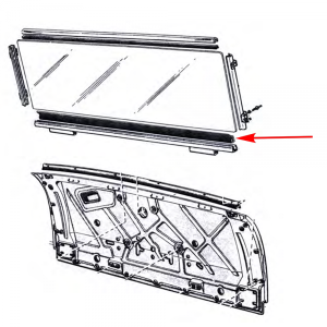 Tailgate Glass To Lift Channel Seal