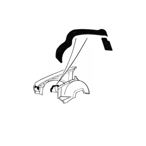 Rubber The Right Way - Front Fender Splash Apron Seal Kit - Image 2