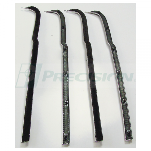 Rubber The Right Way - Door "Anti-Rattler" / Felt / Fuzzy Kit - 4 Pc. - Stainless Bead - Image 2