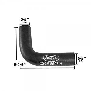 Water Bypass Hose With Ford Script