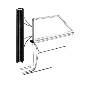 Quarter Window Leading Edge Seals