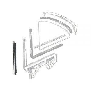 Quarter Window Leading Edge Seals