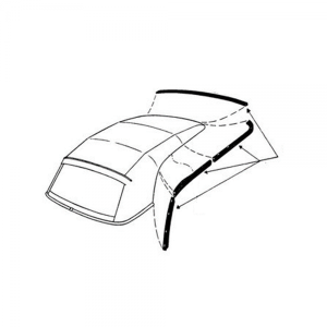 Convertible Top Seal Kit - 7 Piece
