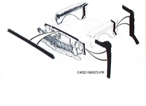 Rubber The Right Way - Radiator Seal - Core Support at Fender - Image 2