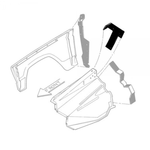 Rubber The Right Way - Fender to Hood Hinge Support Seal - Image 2