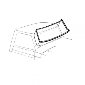 Windshield Seal - No Groove for Chrome