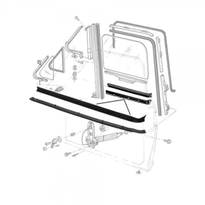 Door "Anti-Rattler" / Felt / Fuzzy Kit - 4 Pc.