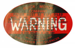 Dry Style Air Cleaner Decal