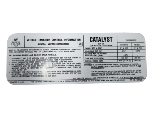 Emission Decal - 350-4V