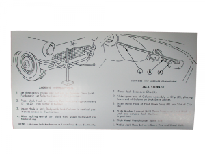 Jack Instructions Decal