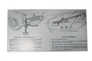 Jack Instructions Decal