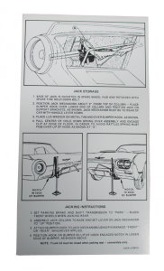 Jack Instructions Decal
