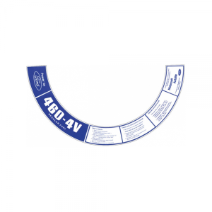 460 4V Air Cleaner Decal