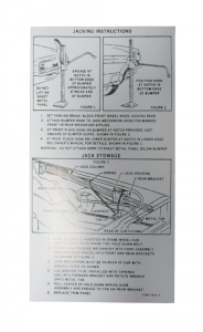 Jack Instructions Decal
