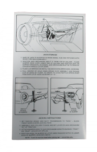 Jack Instructions Decal