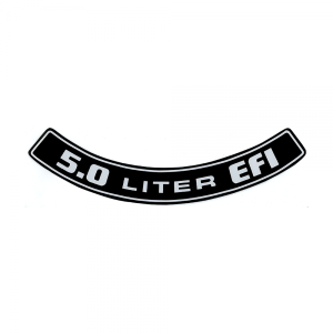 Air Cleaner Decal - 5.0 Liter E.F.I.