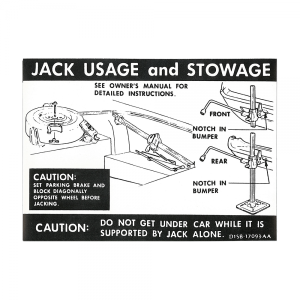 Jack Instructions Decal