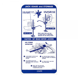 Jack Instructions Decal