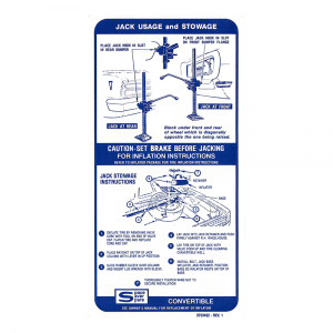 Jack Instructions Decal