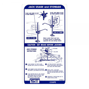Jack Instructions Decal