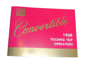 Convertible Top Instruction Manual