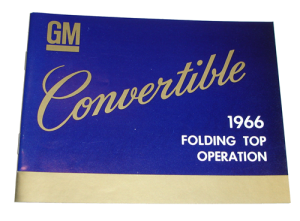 Convertible Top Instruction Manual