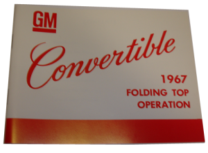 Convertible Top Instruction Manual