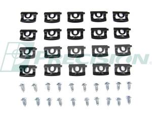 Rear Windshield Reveal Molding Clip Kit