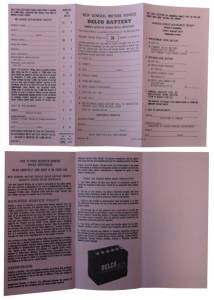 Delco Battery Owners Certificate