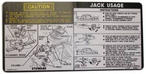 Jack Instructions Decal
