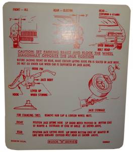 Jack Instructions Decal