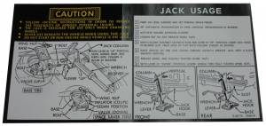 Jack Instructions Decal