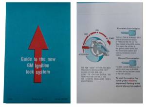 Ignition Lock / Start Instructions - Sleeve 7