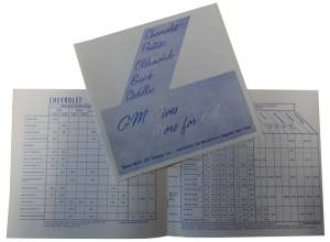 New Vehicle Retail Price Booklet