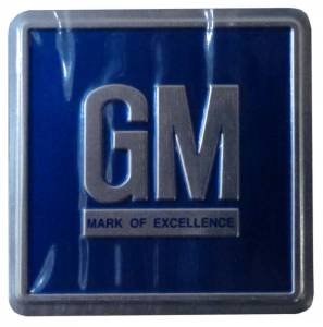 GM Mark Of Excellence Door Plate (Metal)