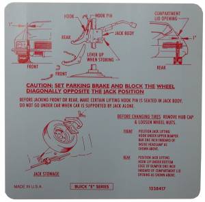 Jack Instructions Decal
