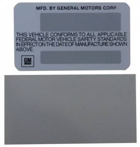 Vehicle Certification Kit